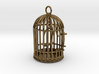 Freedom Birdcage Pendant 3d printed 