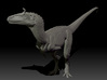 1/40 Cryolophosaurus - Standing 3d printed Zbrush render of Final sculpt