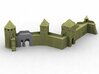 NF5 Modular fortified wall 3d printed 