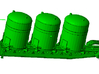 1/87th Hazardous Materials Containers (3) 3d printed 