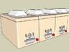 1:87 Trout transportboxes - Fischtransportboxen 3d printed 