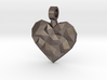 Heart of Polys pendant 3d printed 
