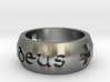 Deus Vult Ring Alfa 3d printed 