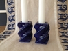Candle Holder - Porcelain Candleholder (Small) 3d printed Cobalt Blue