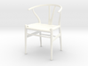 Hans Wegner Wishbone Chair - 1/18 Lundby Scale 3d printed 