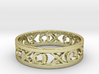 Size 7 Xoxo Ring 3d printed 