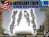 1-160 US Artillery Crew Cold Weather 3d printed 