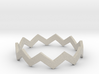 Zig Zag Wave Stackable Ring Size 12 3d printed 