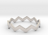 Zig Zag Wave Stackable Ring Size 13 3d printed 