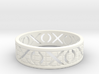 Size 6 Xoxo Ring A 3d printed 