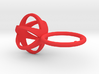 3D STAR GLITZ SPARKLE RING - size 7 3d printed 