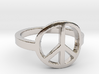 Peace Ring Size 5.5 3d printed 