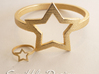 Kawaii Star Ring Size 7 3d printed 