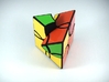 Curvy Shallow Jumble Prism Puzzle 3d printed Two Turns