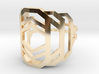 Art Deco Ring - Layers Of Life  - US Size 10 3d printed 