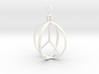 Peace Pendant (Spinning center) 3d printed 