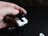 GoPro to Hotshoe to Tripod Mount 3d printed Securing nut screws on