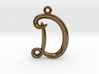 D Initial Charm — Alphabet Letter Pendant 3d printed 