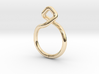 Dancing D.01, Ring US size 3, d=14mm  3d printed 