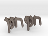 Hebrew Name Cufflinks - "Chanan" 3d printed 