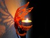 LUX DRACONIS 003 3d printed LUX DRACONIS 003- 3D printed dragon Tea light holder in orange nylon material
