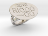 Rio 2016 Ring 25 - Italian Size 25 3d printed 