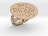 Rio 2016 Ring 33 - Italian Size 33 3d printed 