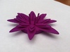 Flat Lily Pad Flower Pendant customizable 3d printed 