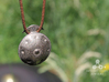 Handpan Instrument Pendant 3d printed Stainless Steel Finish