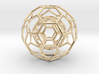 0378 2-Grid Truncated Icosahedron #1#2 (6.3cm) 3d printed 