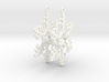 Interlaced Snowflake Earrings 3d printed 