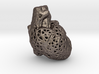 Voronoi Realistic Heart Pendant 3d printed 