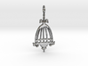 Elegant Birdcage Pendant 3d printed 