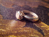 Diamond ring 'Big', Size 8 us (18.2mm) 3d printed 