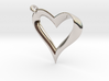 Mobius Heart Pendant 3d printed 