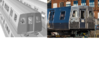 N Scale Washington DC Metro 7000 (4) 3d printed blind end (both A and B cars)