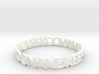KEEP CALM AND CARRY ON AND ON AND bangle 3d printed 