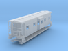 Sou Ry. bay window caboose - Round roof - TT scale 3d printed 
