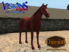 Horse Strawberry Roan 3d printed Strawberry Roan horse, or Red Roan