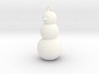 Snowman Ornament 3d printed 