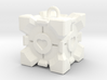 Companion Cube Pendant 3d printed 