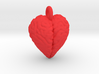 Brain Heart pendant / earring 3d printed 