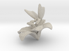 Butterfly And Lily Flower 1 Rock - M 3d printed 