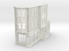 O scale WEST PHILLY 3S ROW STORE CORNER R Brick 3d printed 