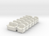 Sofas 01. HO  Scale (1:87) 3d printed 
