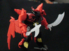 Transformers Rippersnapper's 3mm Scythe 3d printed Predaking with the Armor-Ripper and the Stormslasher (Available Separately)