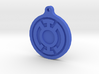 Blue Lantern Key Chain 3d printed 
