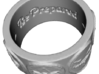Scout Neckerchief Slide 3d printed Inside of ring is engraved " ~ Be Prepared ~ On Hy Honor ~