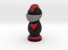Catan Robber Knight Blk Red Heart 3d printed 