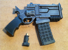 D Pool BIG A** SCIFI Blaster Gun Super Comic Hero  3d printed PAINTED EXAMPLE***FIGURE & PHOTO BY MIKE5401 (Mike Pister)***